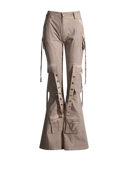 Women's High Waist Flared Jeans