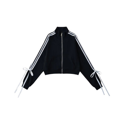 Women's Design Side Pull Bow Loose Casual Jacket All Products