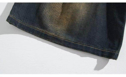 Ripped Denim Shorts For Men MuddyStock