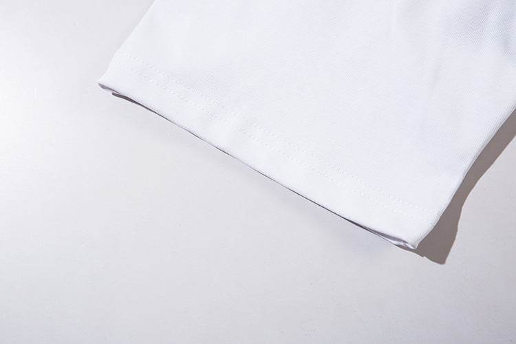 Music Score Letter Print Short-sleeve Women MuddyStock