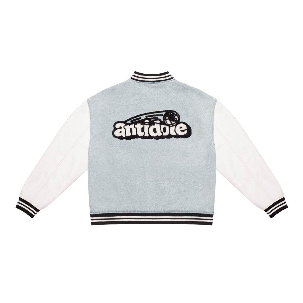 Cotton Towel Embroidered Washed Denim Baseball Uniform For Men MuddyStock