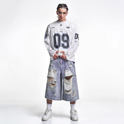 Printed Men's Loose-Fit Sweatshirt
