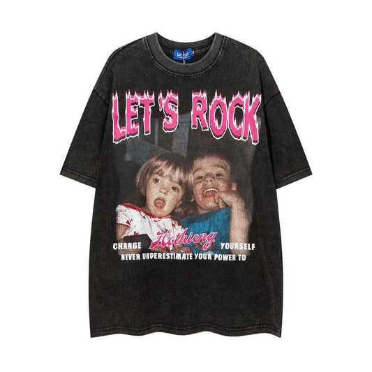 Fashion Personalized Printed Short-sleeved T-shirt For Men And Women MuddyStock