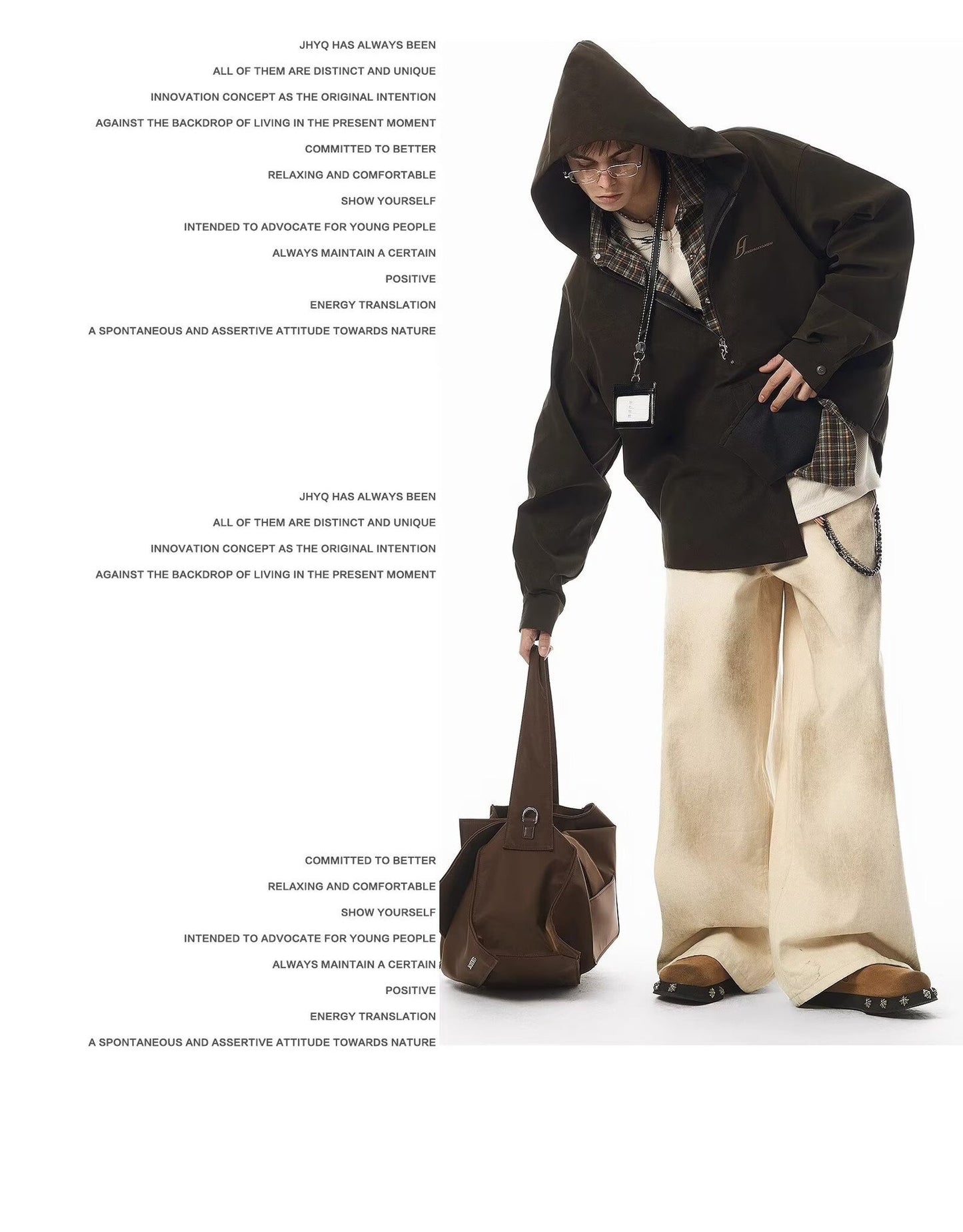 Loose Straight Retro Street Floor-length Pants MuddyStock