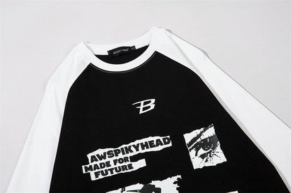 Letter Pattern Printed T-shirt For Men And Women MuddyStock