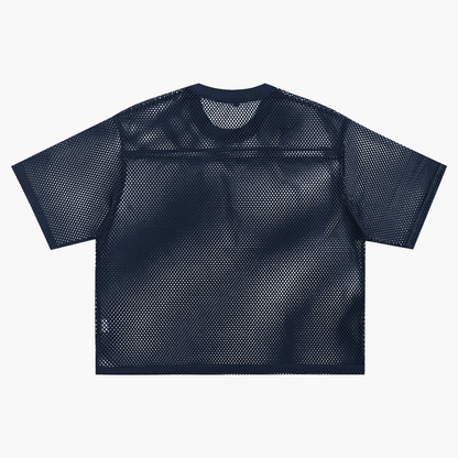 See-through Boxy Net T-Shirt For Men