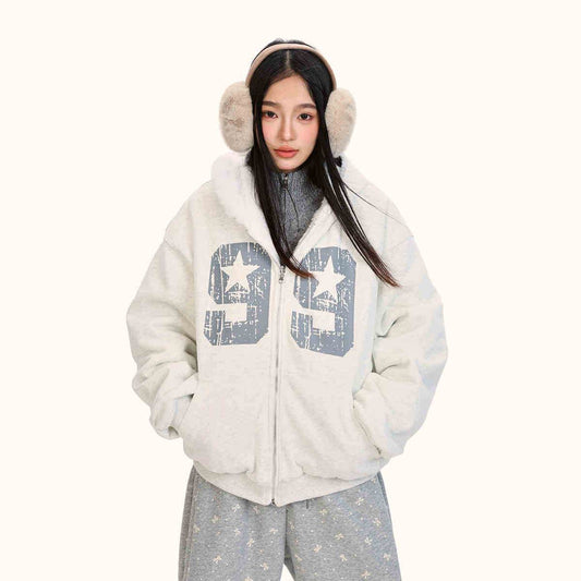 Loose Double-sided Wear Velvet Padded Thickened Sweater For Women MuddyStock