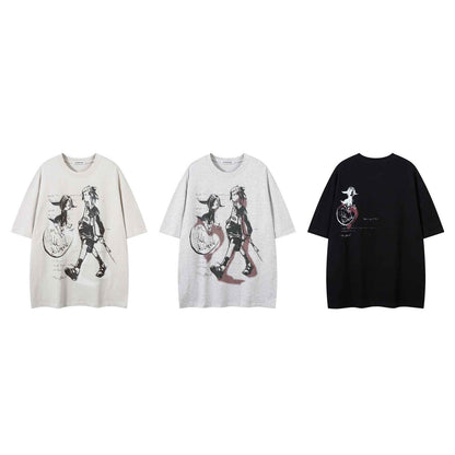 Style Cartoon Print Trendy Short Sleeve T-Shirt For Men And Women | MuddyStock Originals MuddyStock