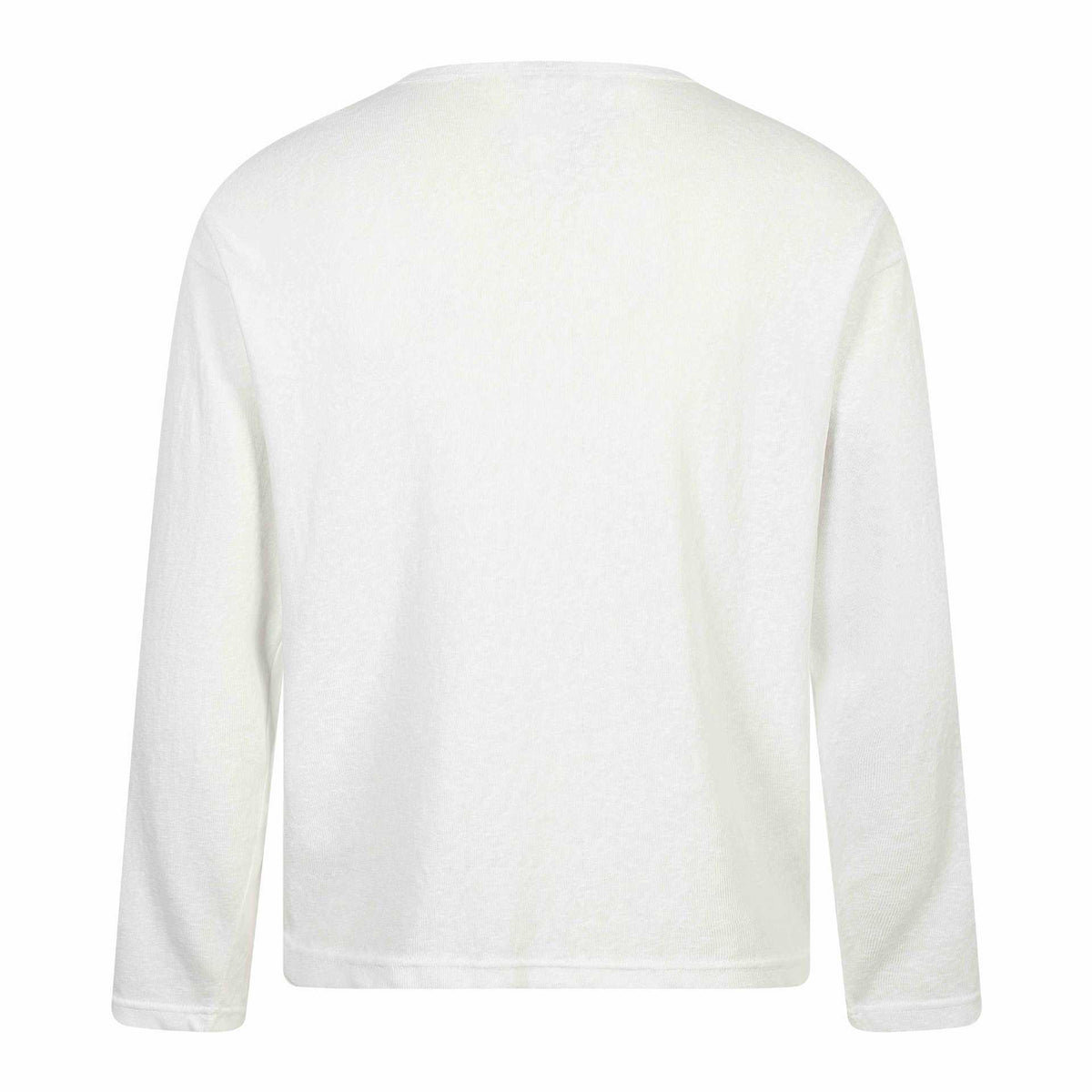 Wooden Horse Stamp Print Loose Long Sleeve T-Shirt For Men | MuddyStock Originals