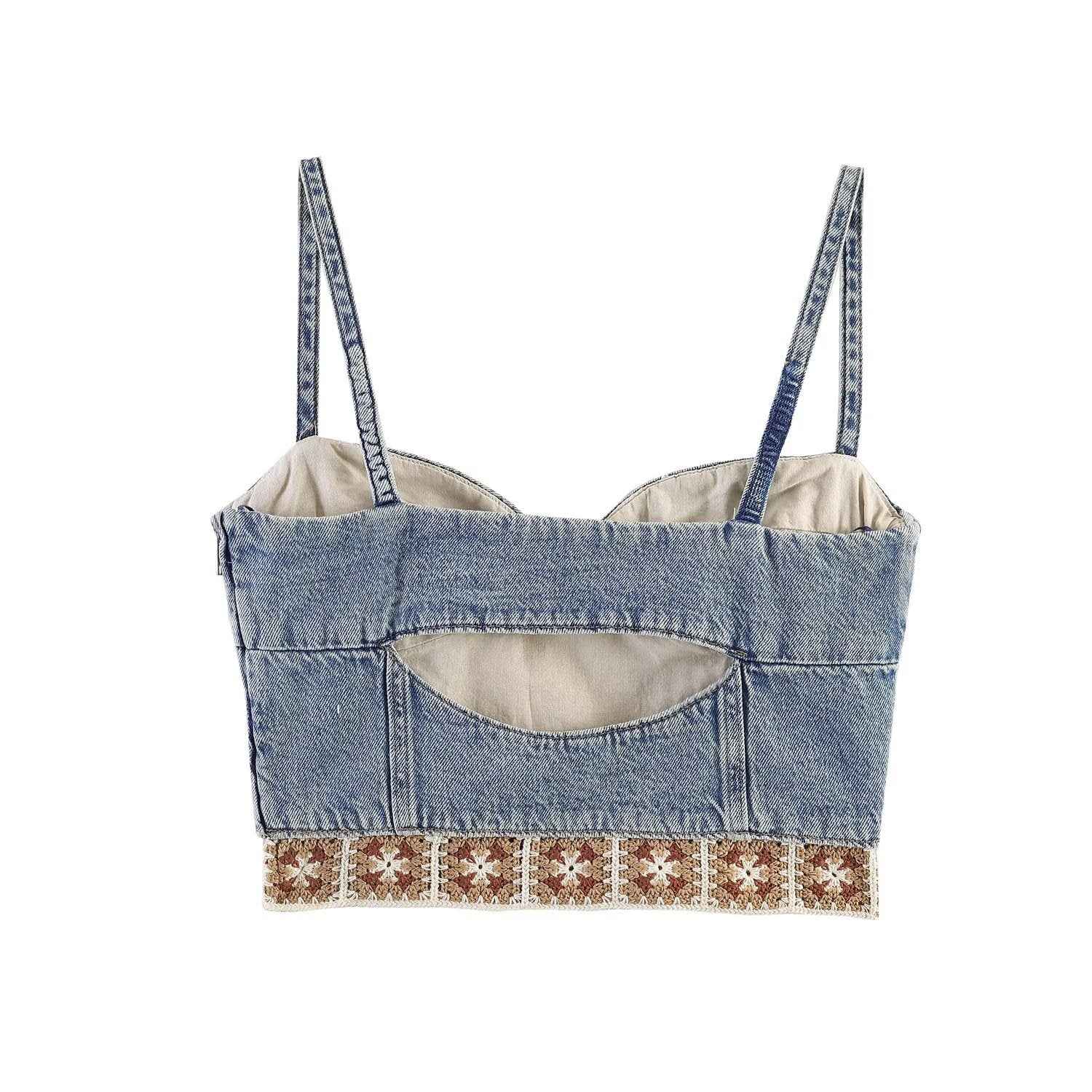 Splicing top+loose jeans set for women | MuddyStock Originals