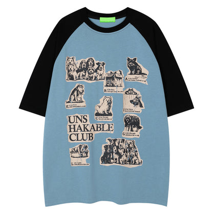 Raglan Sleeve Short-Sleeve T-Shirt for Men and Women | MuddyStock Originals MuddyStock