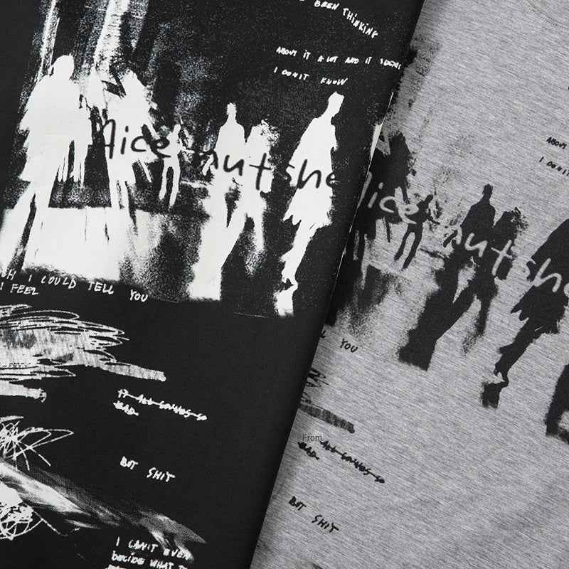 Retro Print Loose T-Shirt For Men And Women | MuddyStock Originals MuddyStock