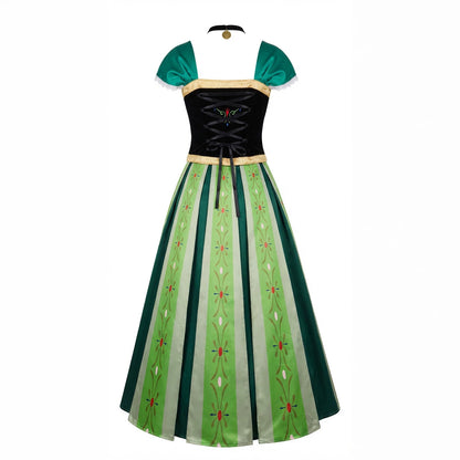 Frozen Anna Princess Anime Cosplay Costume For Halloween