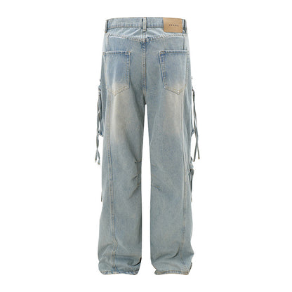 Multi Pockets Jeans For Men | MuddyStock Originals