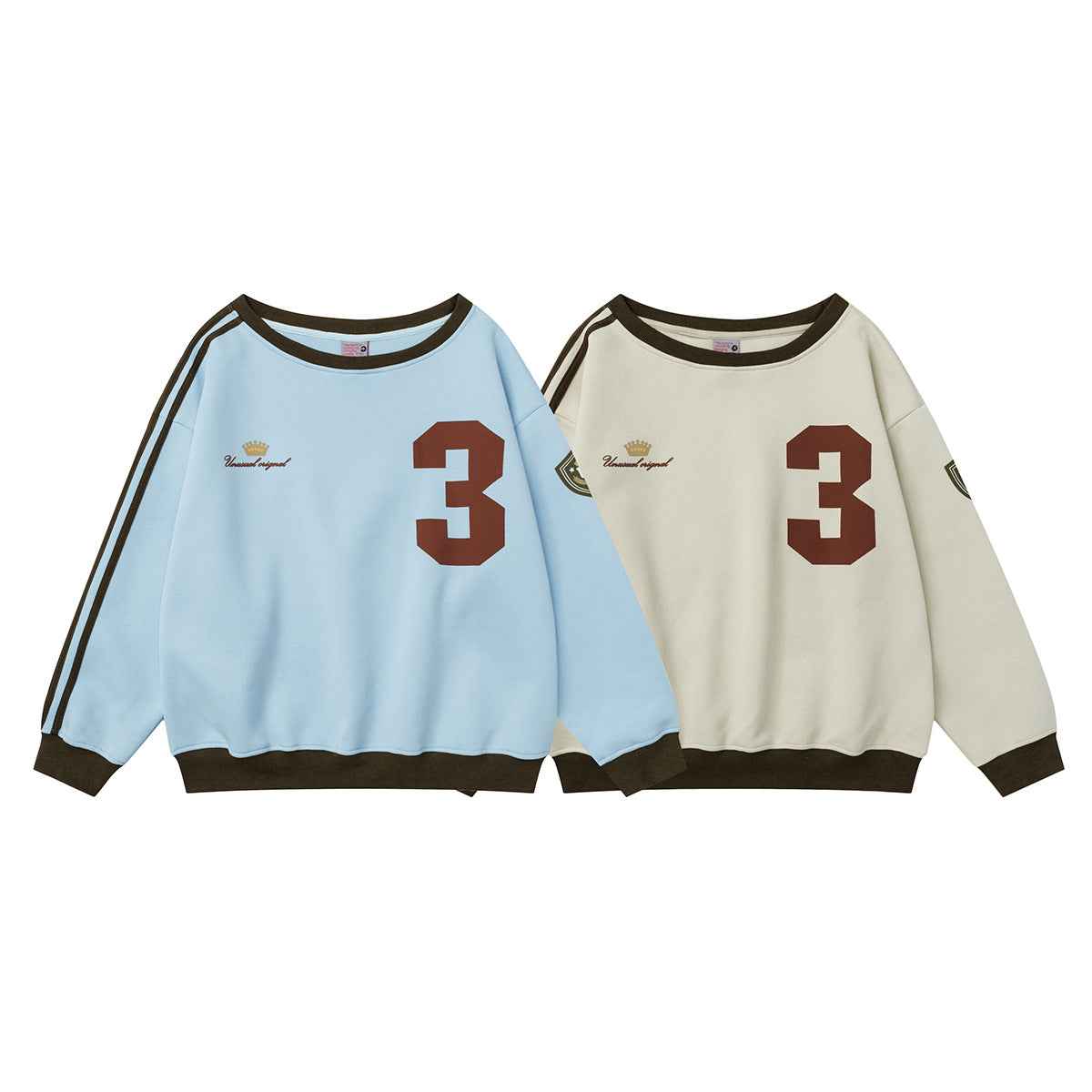 Women's loose round neck sweatshirt with letter printed pattern | MuddyStock Originals MuddyStock