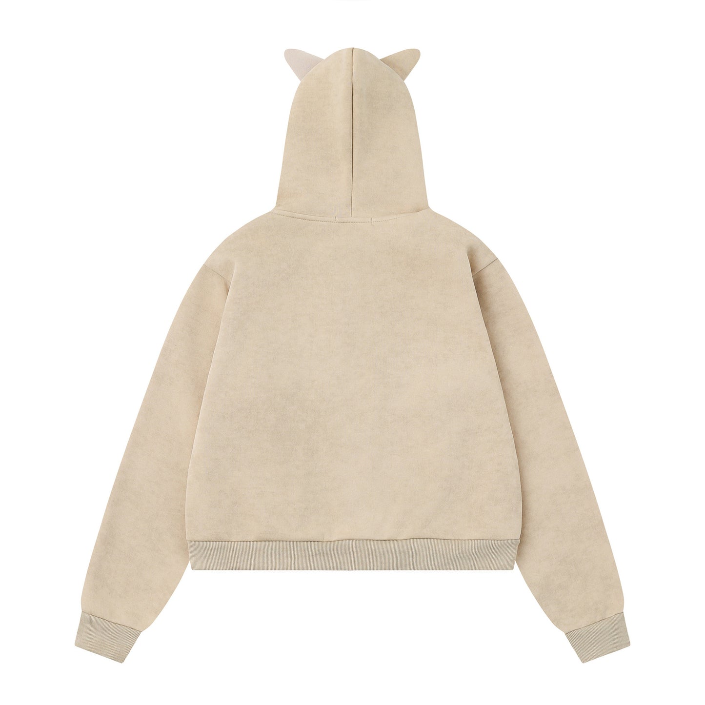 Leopard patch zipper hoodie for women | MuddyStock Originals MuddyStock