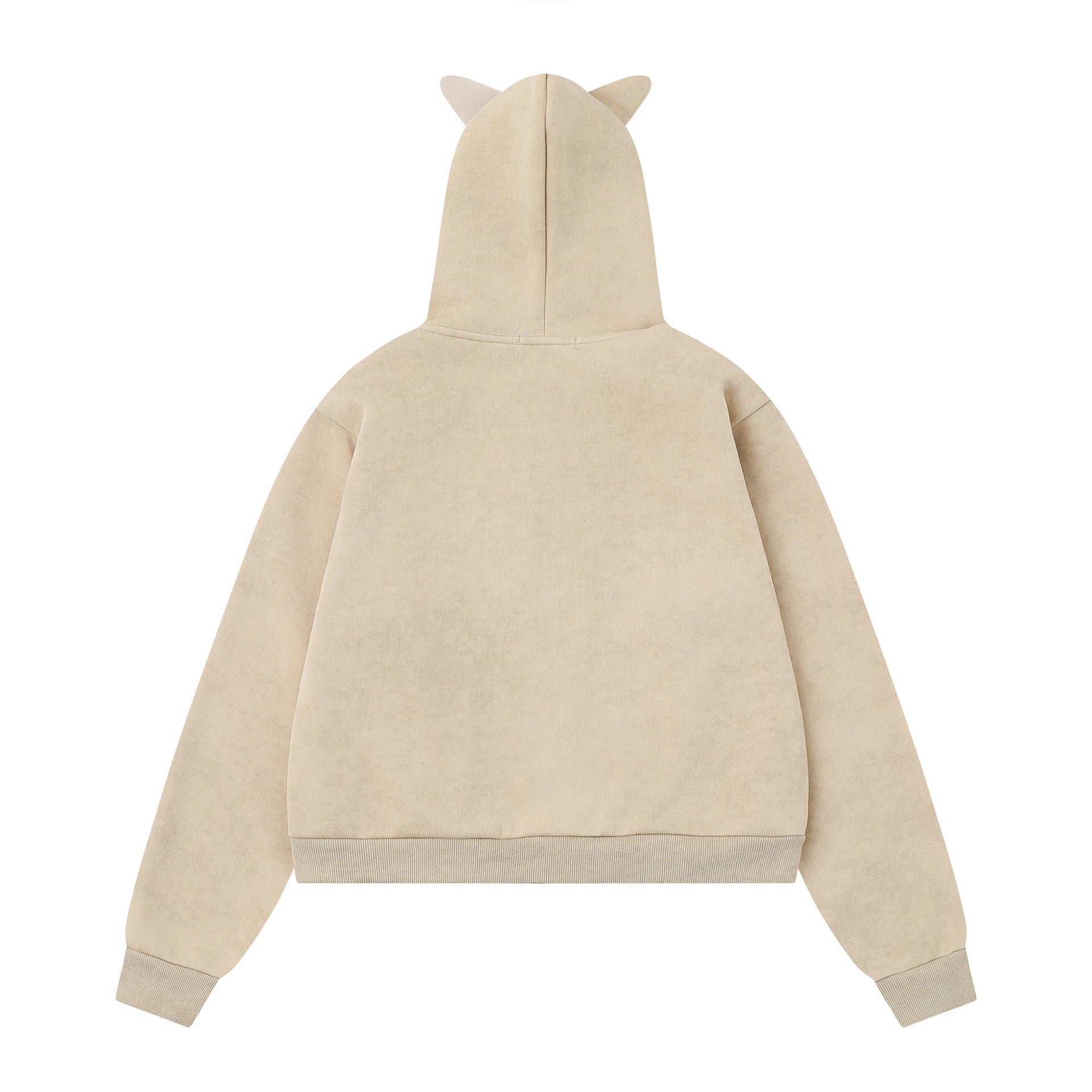 Leopard patch zipper hoodie for women | MuddyStock Originals MuddyStock