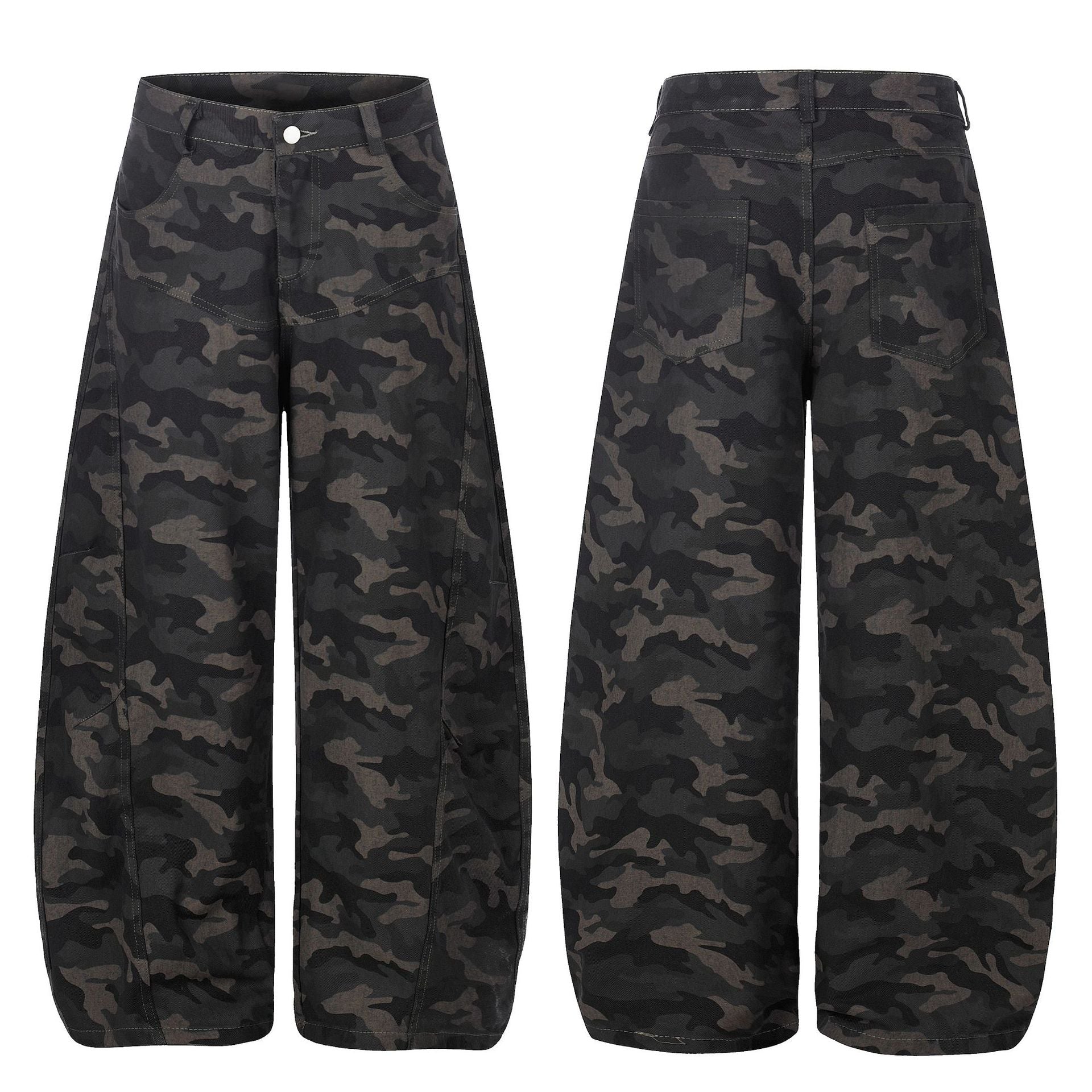 Camouflage Cargo Knife-Style Denim Pants For Men And Women | MuddyStock Originals