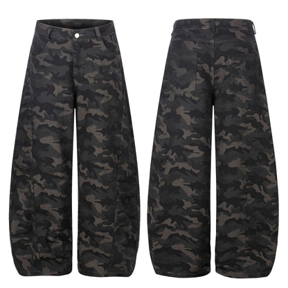 Camouflage Cargo Knife-Style Denim Pants For Men And Women | MuddyStock Originals