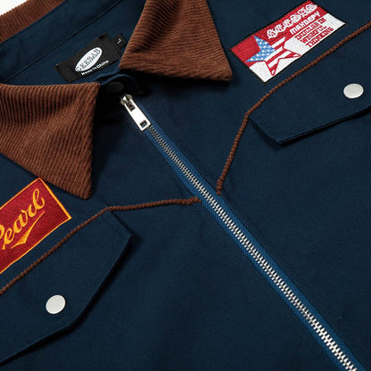 Campus style embroidered jacket for men and women | MuddyStock Originals MuddyStock