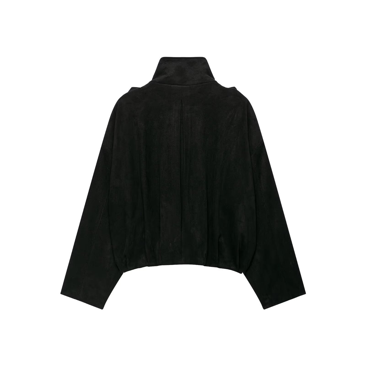 Sueded Cargo Jacket for Women Loose Short Coat