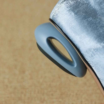Women's Heels With MetalTexture Toe Design