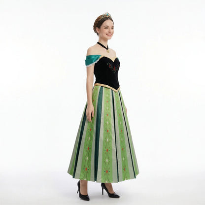 Frozen Anna Princess Anime Cosplay Costume For Halloween