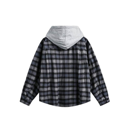 Retro loose plaid hoodie for men and women | MuddyStock Originals MuddyStock