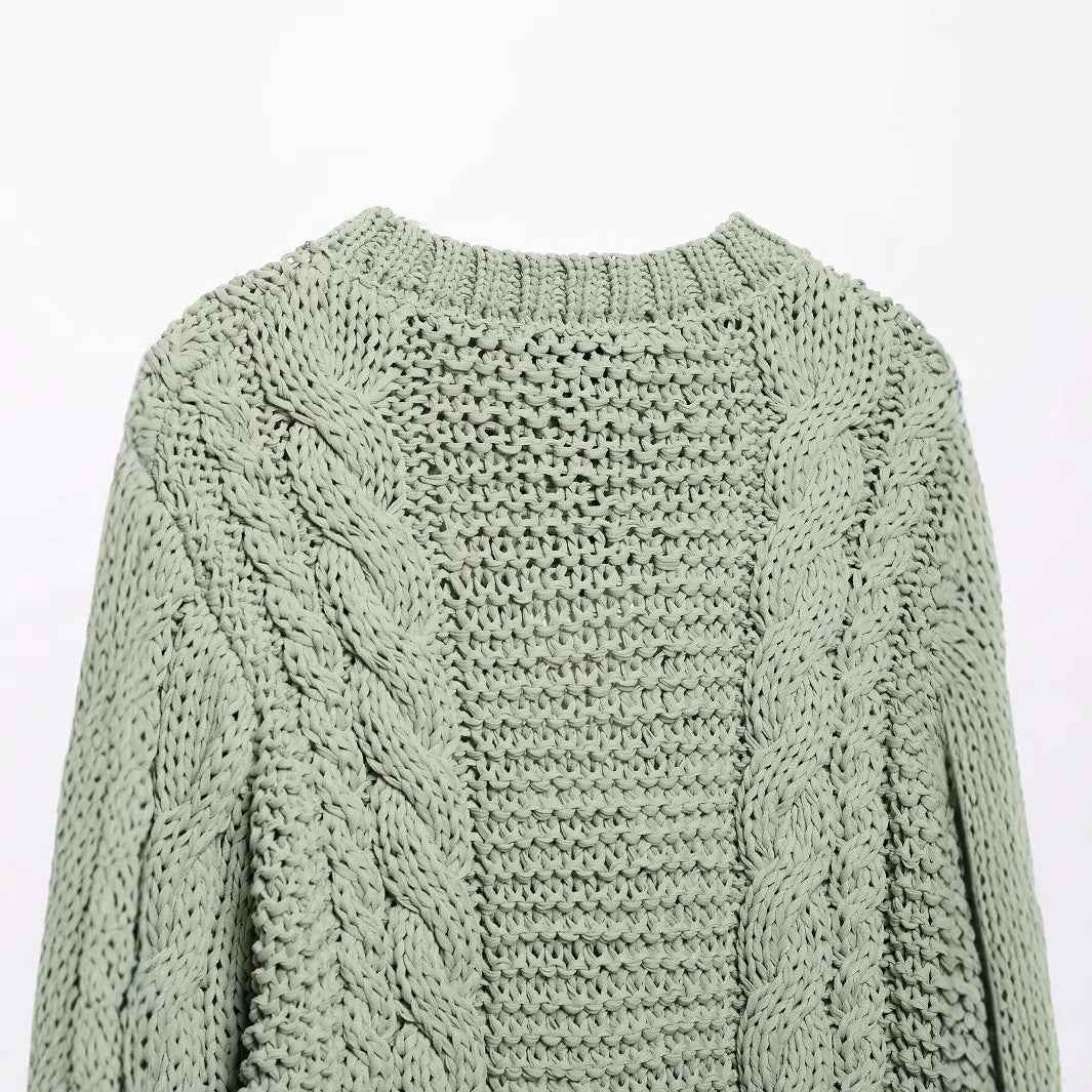 Flower breasted knitted seater top for women | MuddyStock Originals