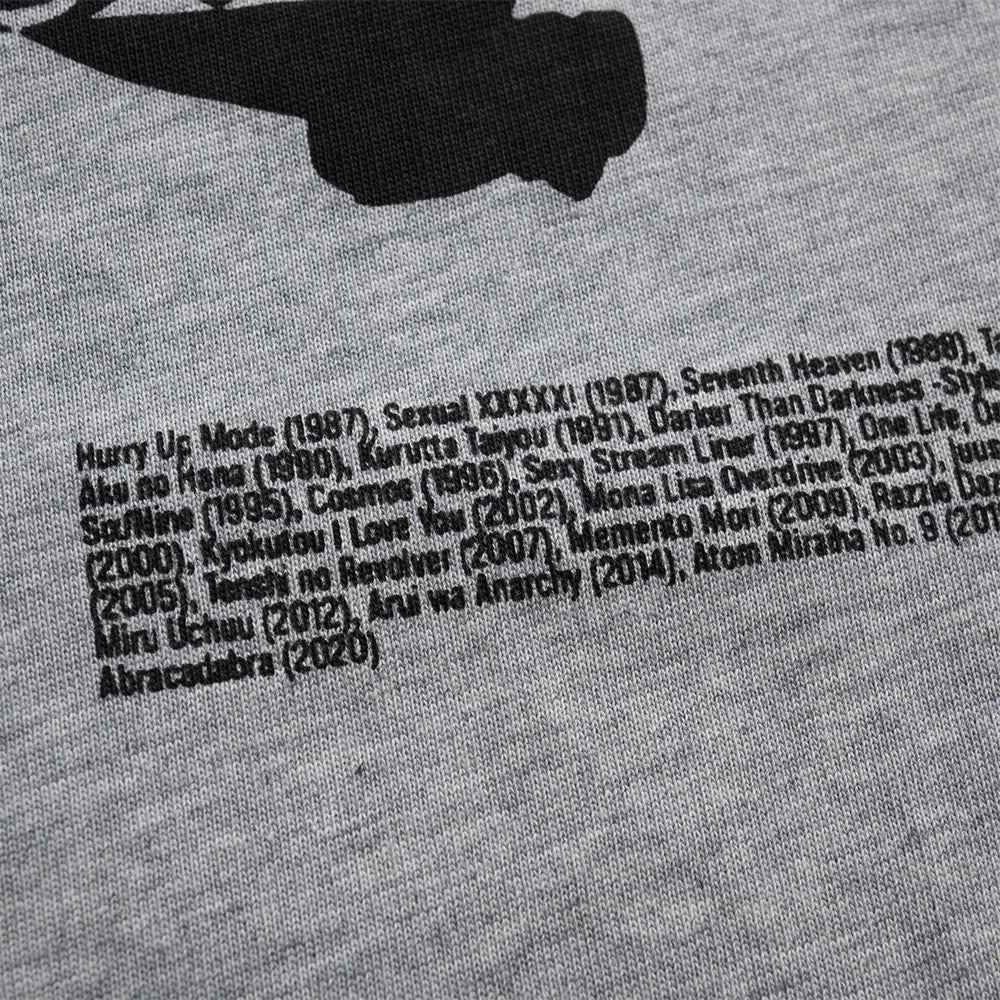 Rap rock character printed short sleeved t-shirt