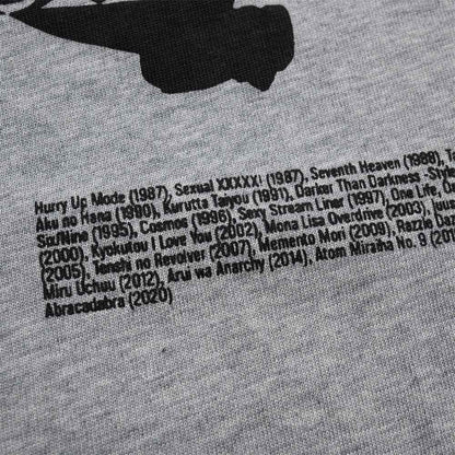 Rap rock character printed short sleeved t-shirt