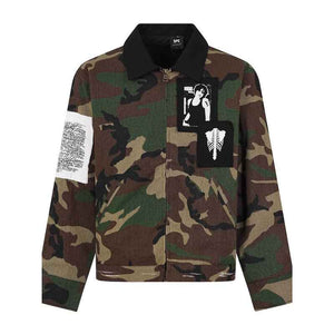 Workwear camouflage jacket for women | MuddyStock Originals Blue 2171