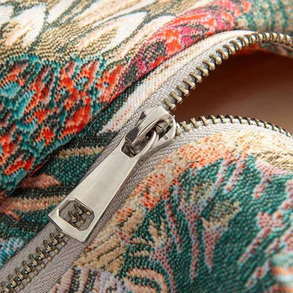 Peacock print zipper jacket for women | MuddyStock Originals MuddyStock