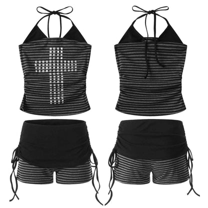 Drawstring Shorts + Top Set For Women | MuddyStock Originals