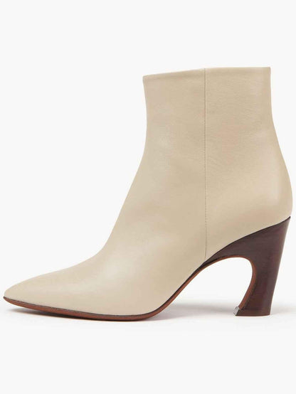 Pointed Toe High Heeled Ankle Boots For Women