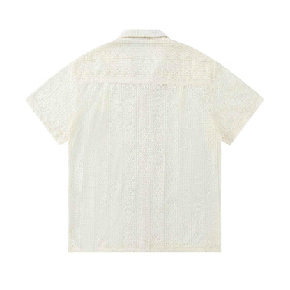 Beach coconut tree graffiti short sleeved shirt for men | MuddyStock Originals