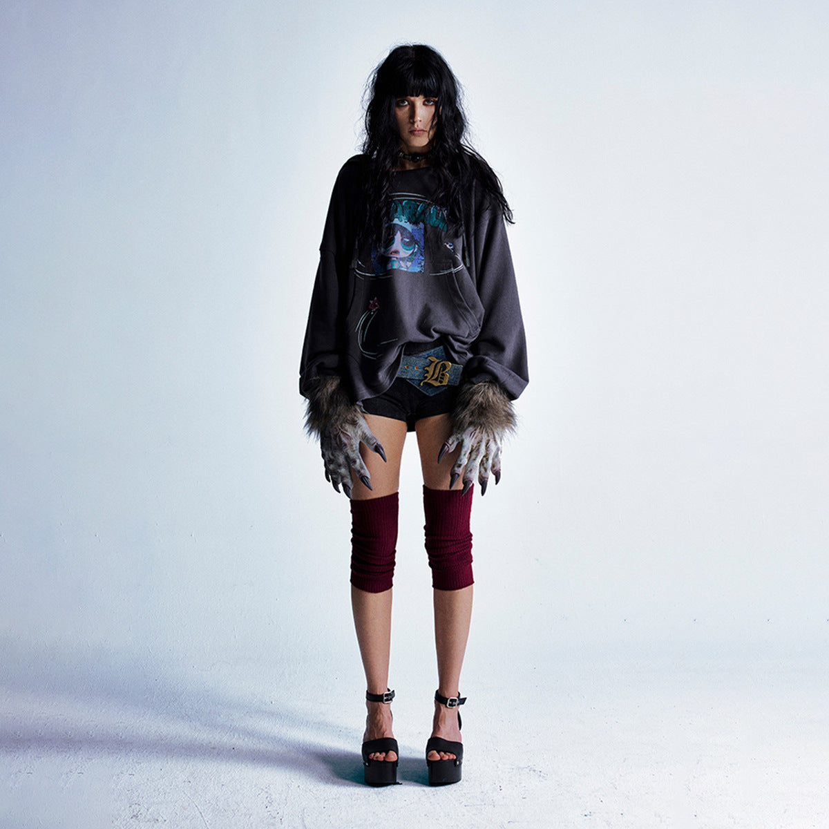 Graffiti hooded sweatshirt for women | MuddyStock Originals eprolo