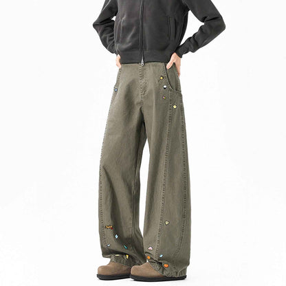 Printed Cargo Pants For Men | MuddyStock Originals Green MuddyStock