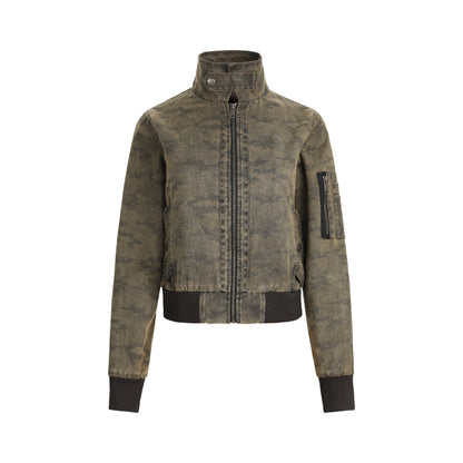 Retro flying short shoulder jacket for women | MuddyStock Originals