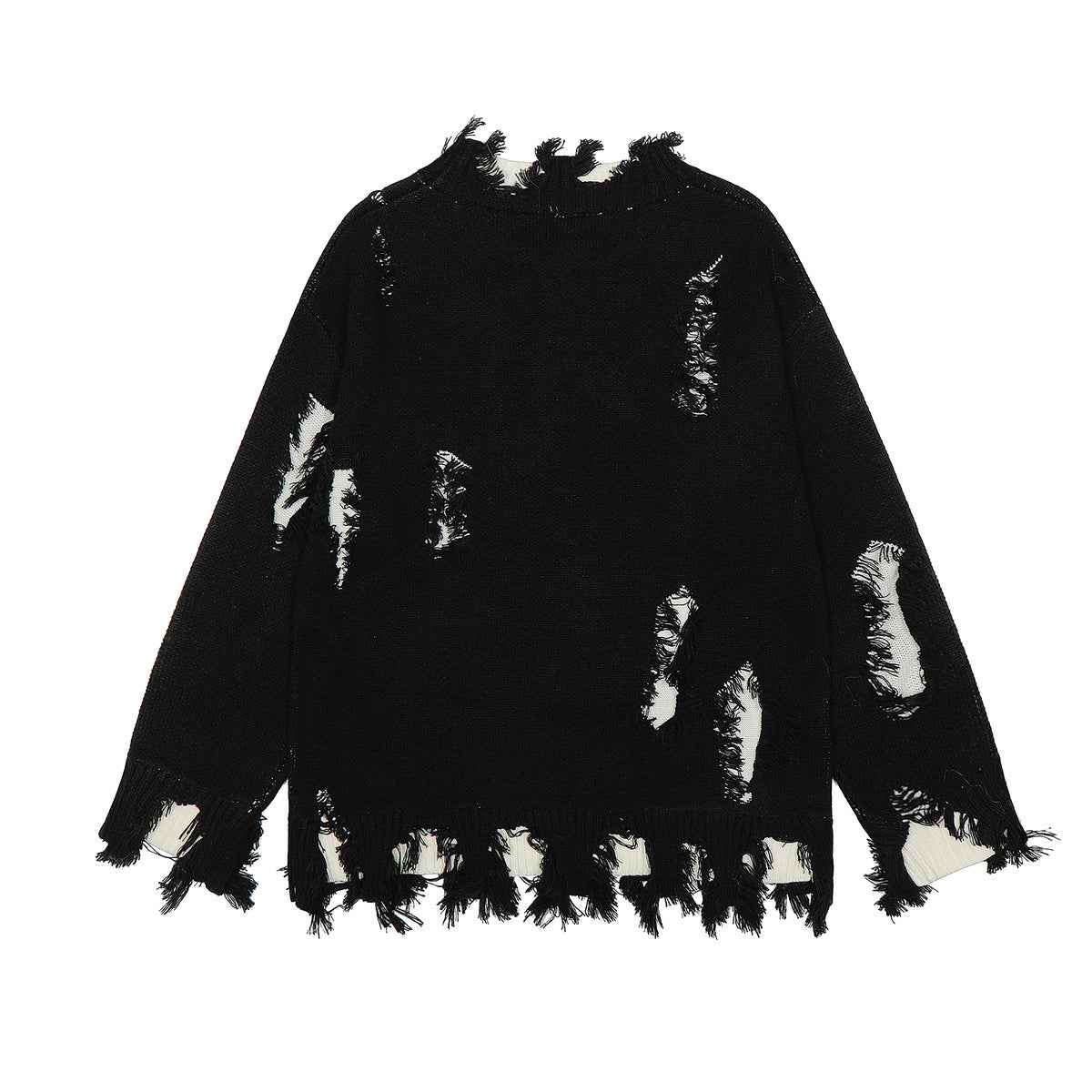 Knitted damaged tassel sweater for men and women | MuddyStock Originals MuddyStock