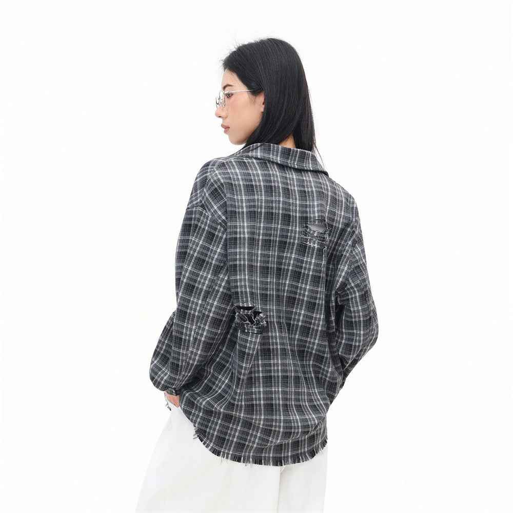 Plaid Long Sleeve Shirt For Women | MuddyStock Originals MuddyStock
