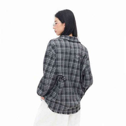 Plaid Long Sleeve Shirt For Women | MuddyStock Originals MuddyStock