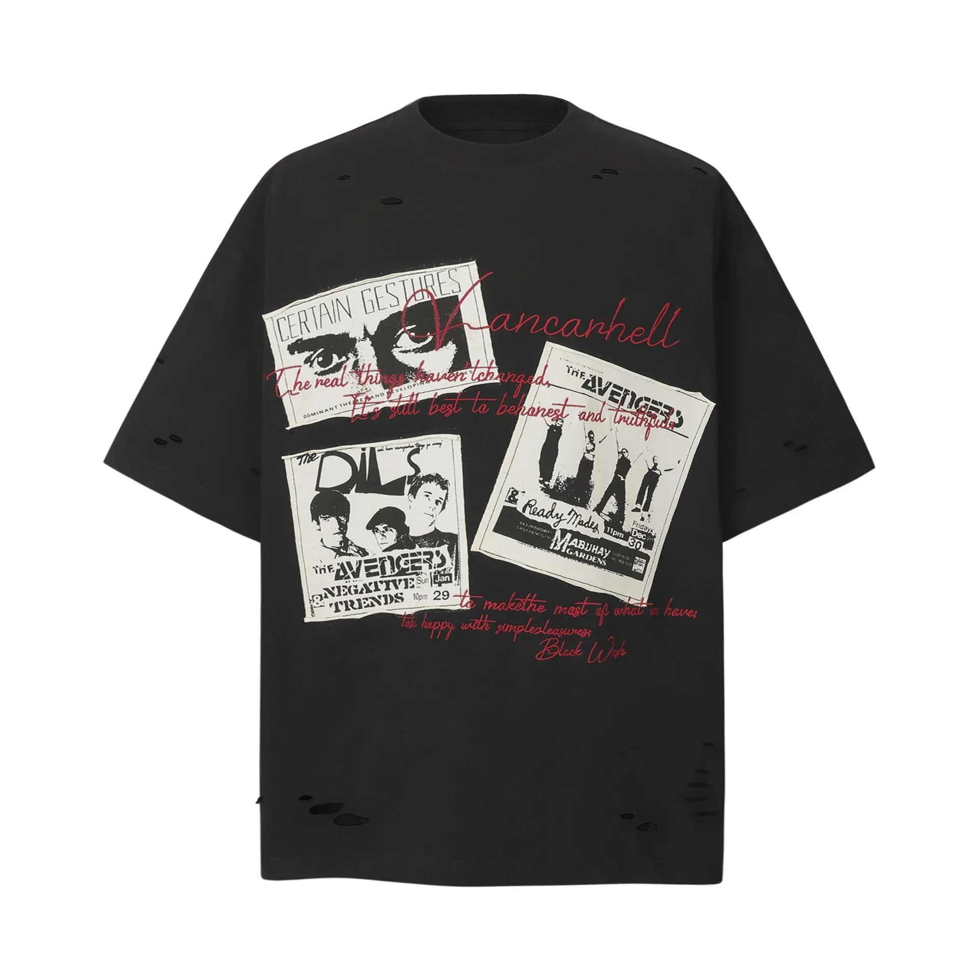 Men's loose short sleeved T-shirt | MuddyStock Originals Black eprolo