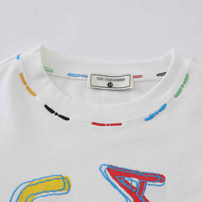 Alphabet Printed Long Sleeve T-shirt For Men And Women | MuddyStock Originals