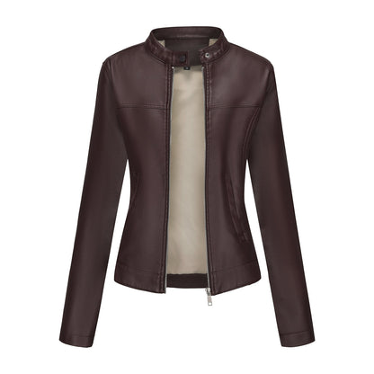 Stand up collar jacket for men | MuddyStock Originals Brown