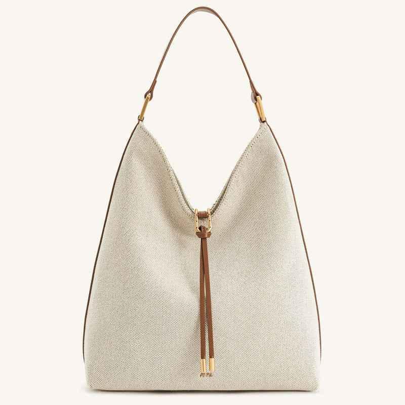 Tote bag with large capacity Canvas Brown 29*33*12cm