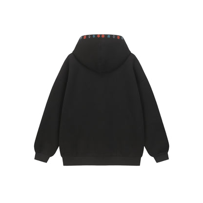 Loose Hoodie with Letter Embroidery For Women | MuddyStock Originals MuddyStock