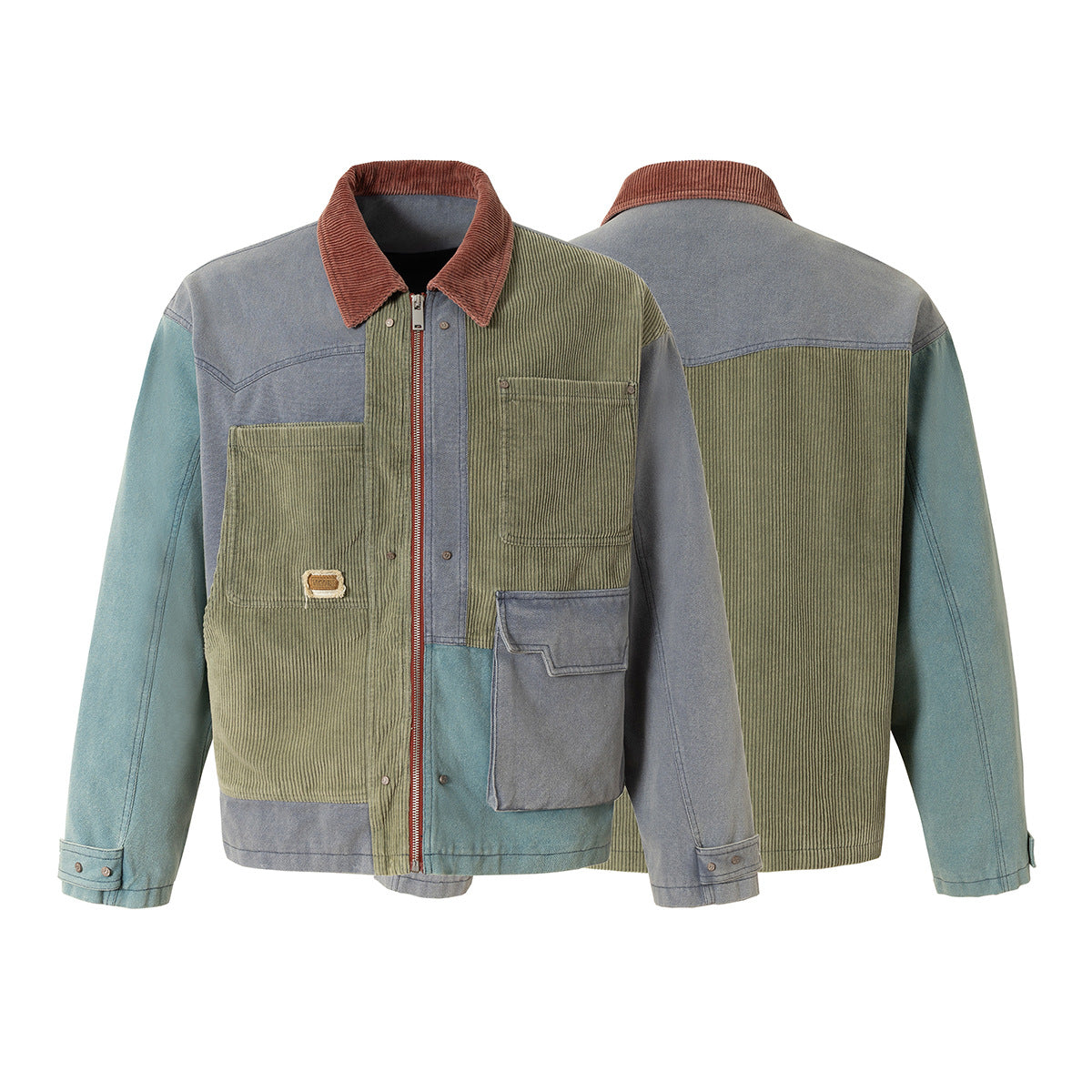 Color blocked workwear jacket for women | MuddyStock Originals