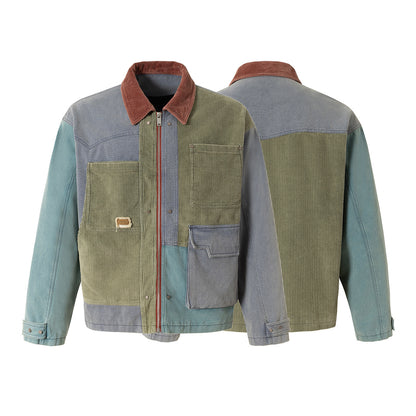 Color blocked workwear jacket for women | MuddyStock Originals