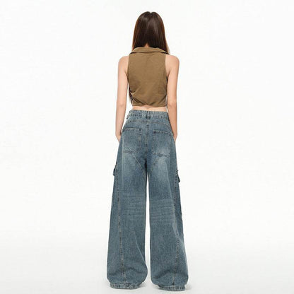 Women's Multi-Pocket Workwear Denim Pants | MuddyStock Originals eprolo